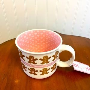 Peppermint & Pine Gingerbread design mug NWT